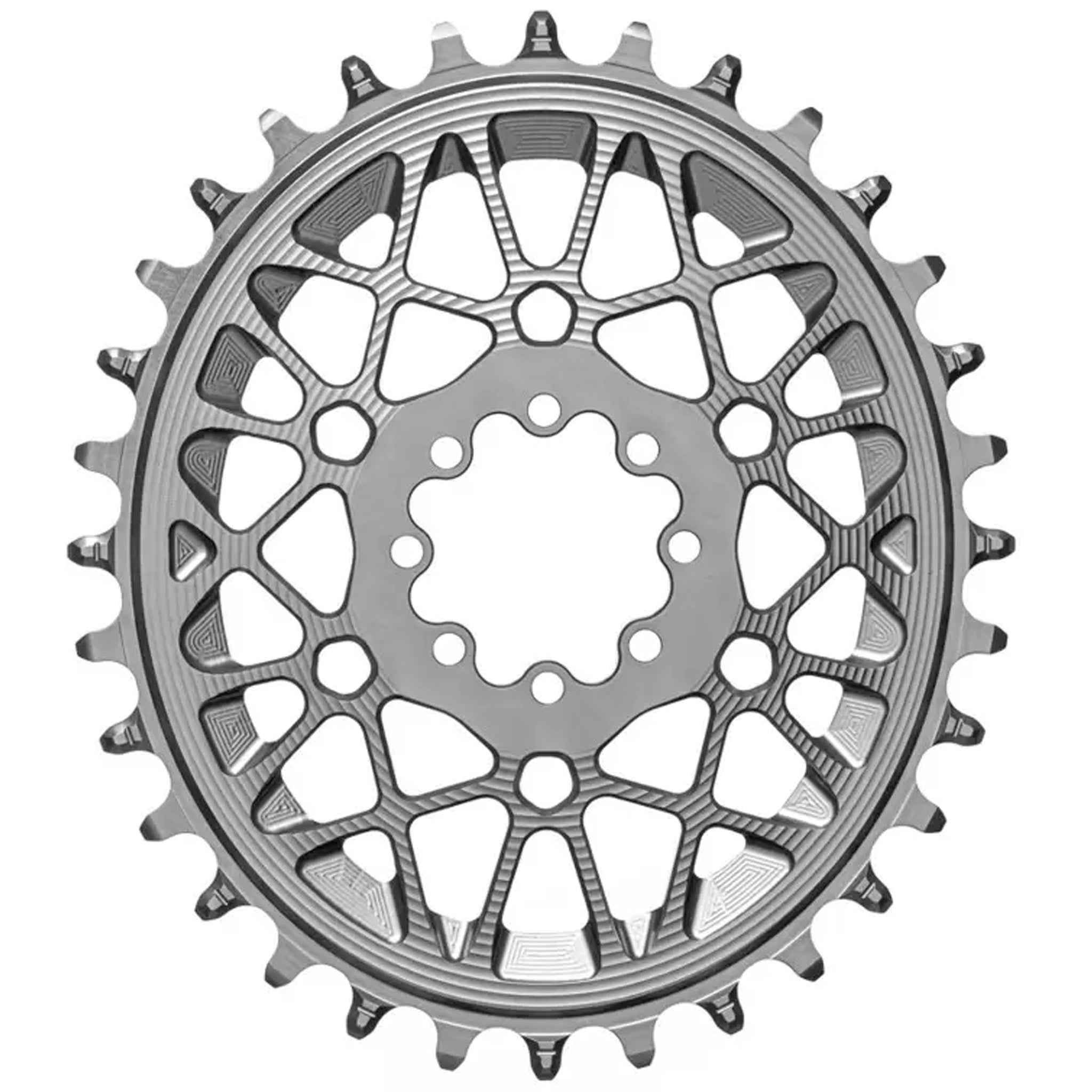 Absolute Black Oval SRAM T-Type DM 8-Hole Boost Chainring 30T Titan