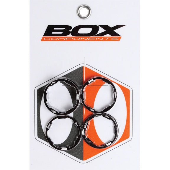 BOX One Stem Spacer Kit 1&quot; - Black