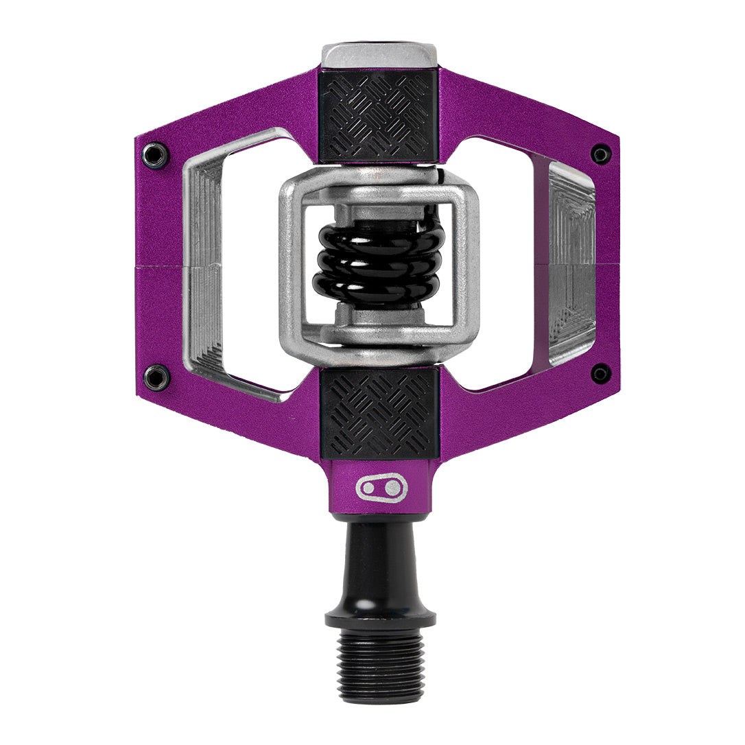 Crank Brothers Mallet Trail Pedals - Dual Sided Clipless Platform Aluminum 9/16&quot; Purple