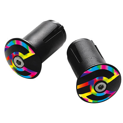 Cinelli Expander Alloy End Plugs Ano Caleido Pair