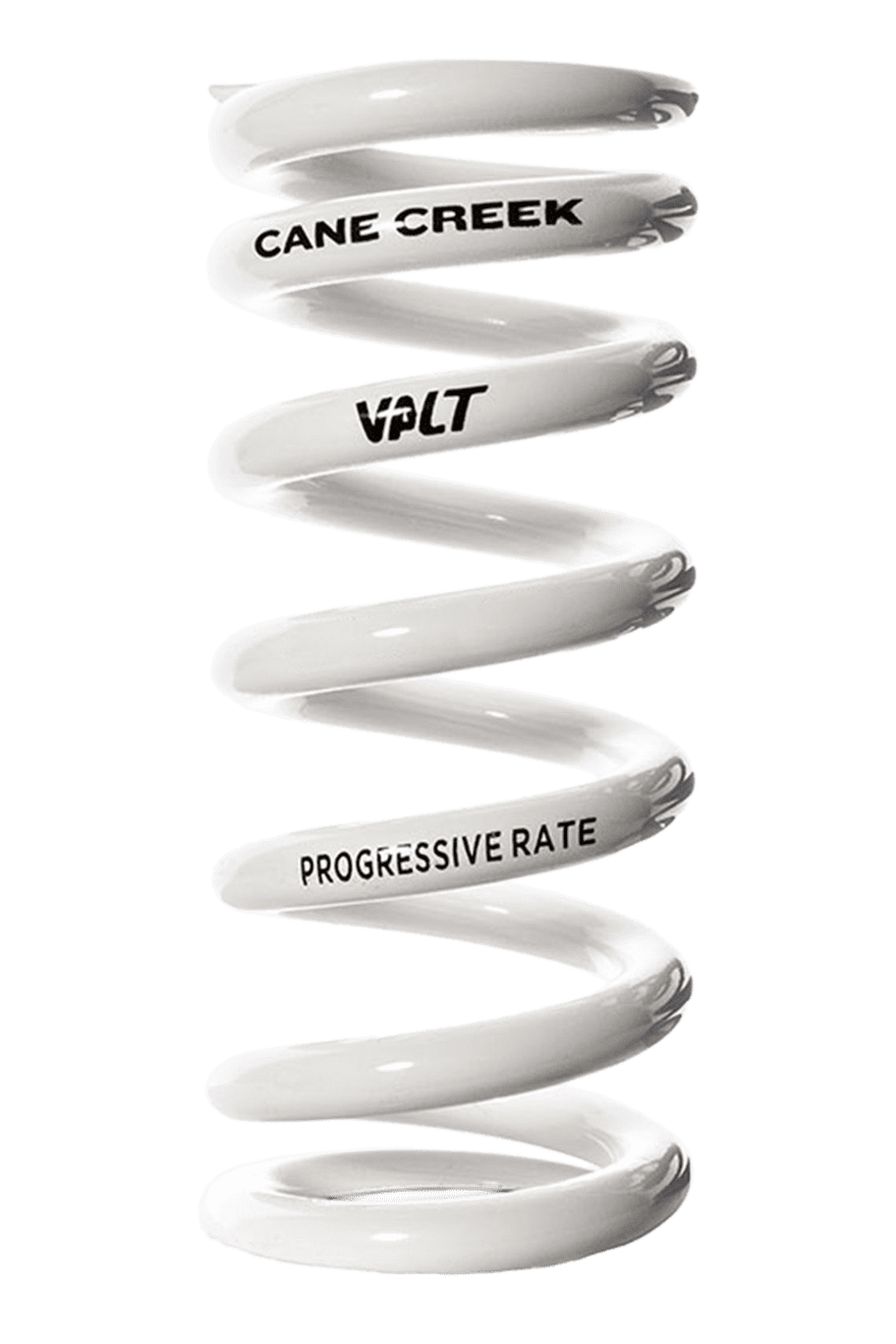 Cane Creek Progressive Rate VALT Lightweight Rear Shock Spring - 45mm x 550-670lbs White