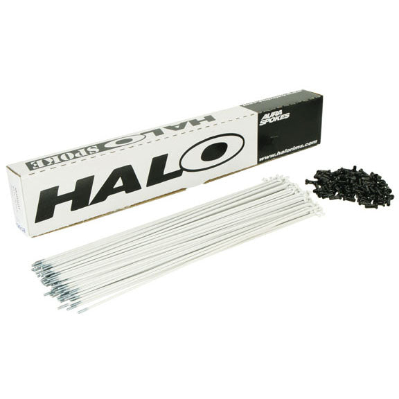 Halo Aura 14g Spoke White 264mm 100/Count