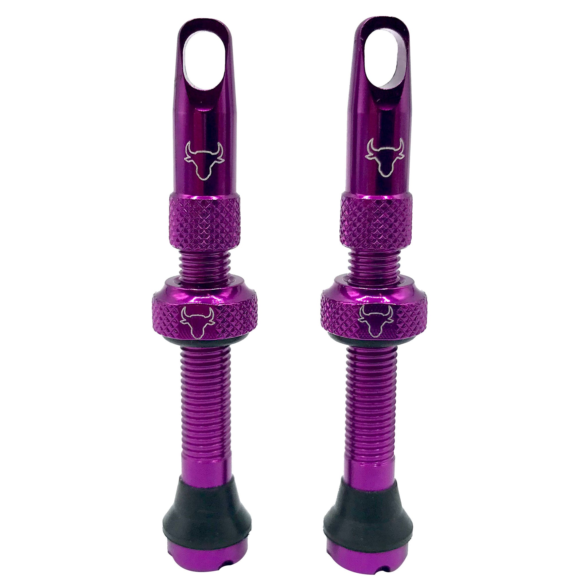 Hold Fast Cycling Tubeless Valve Stem 42mm (Pair) - Purple