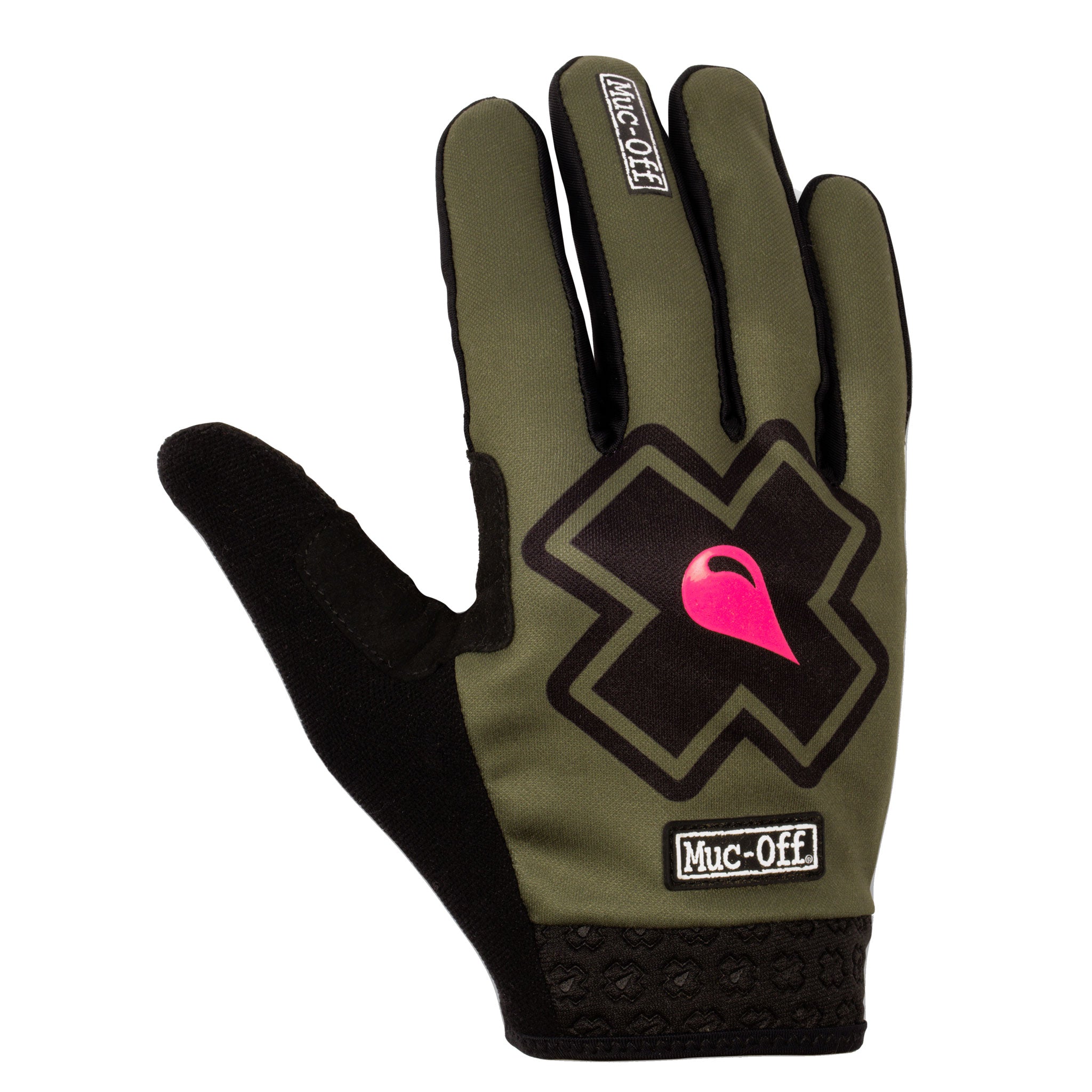 Muc-Off MTB Ride Gloves Full Finger Gloves Green XXL Pair