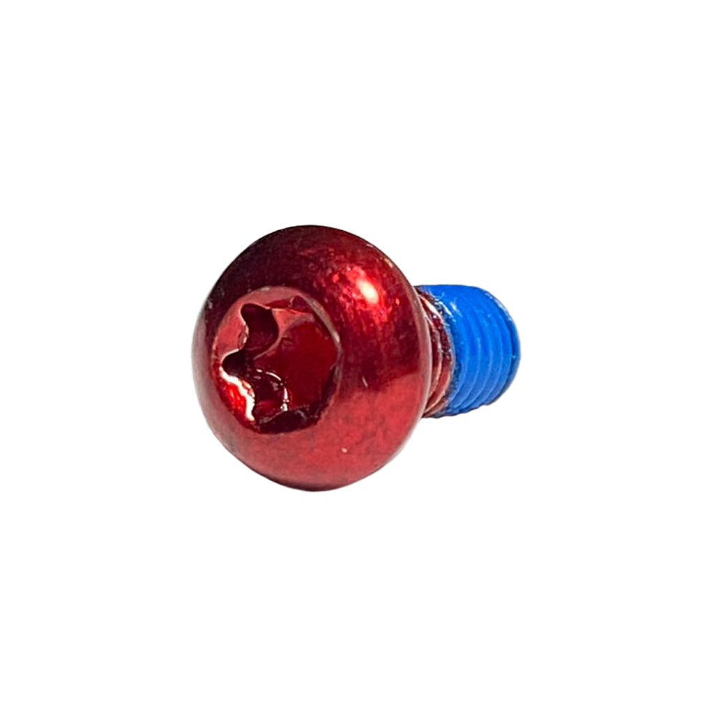 Miles Wide Steel Rotor Bolts Red