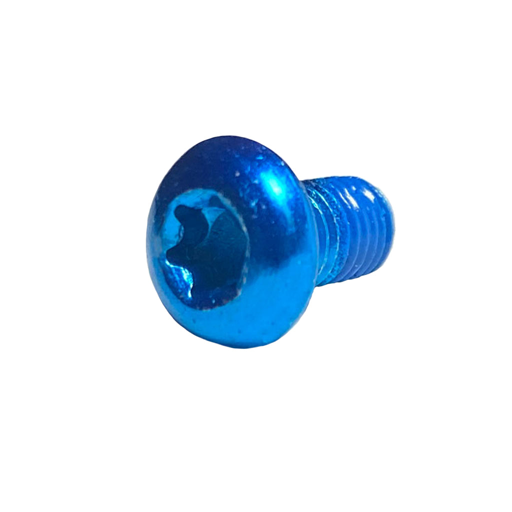 Miles Wide Steel Rotor Bolts Blue