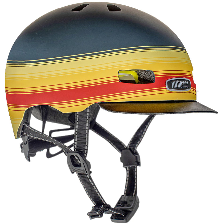 Nutcase Street MIPS Helmet Large Black/Yellow