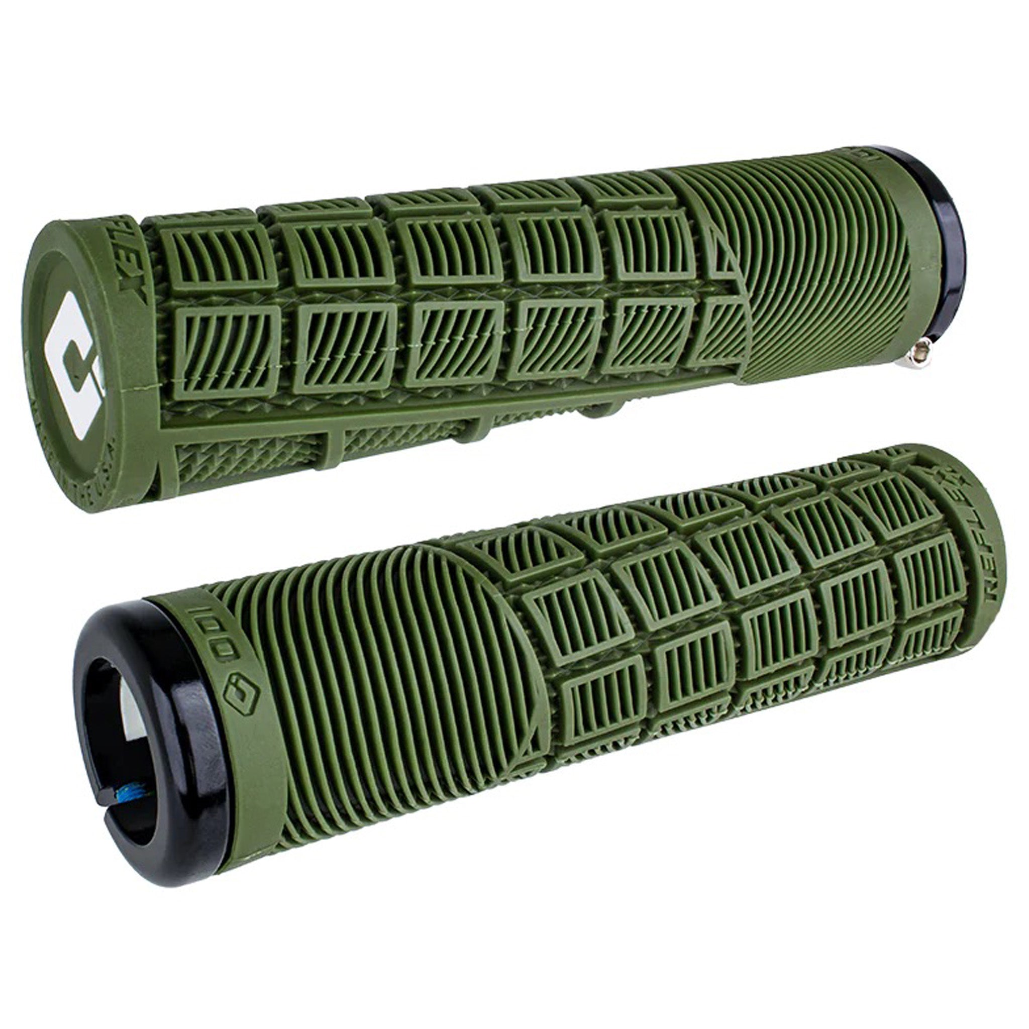 ODI Lock-On MTB Reflex XL Grip - Army Green/Black