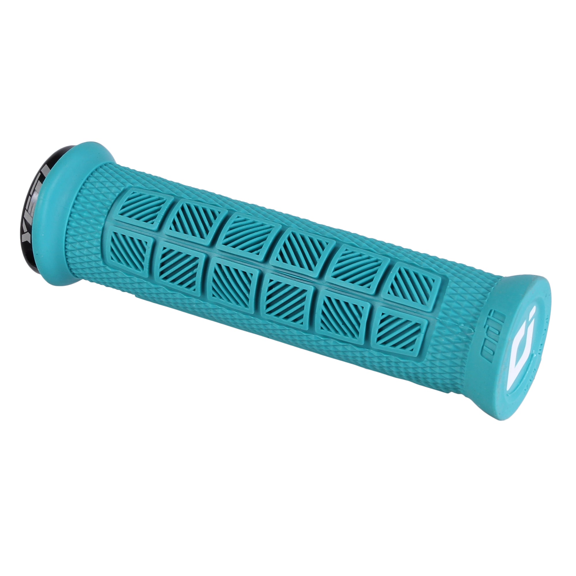 ODI Elite Pro V2.1 Grips - Turquoise/Black Lock-On - The Bike Hub