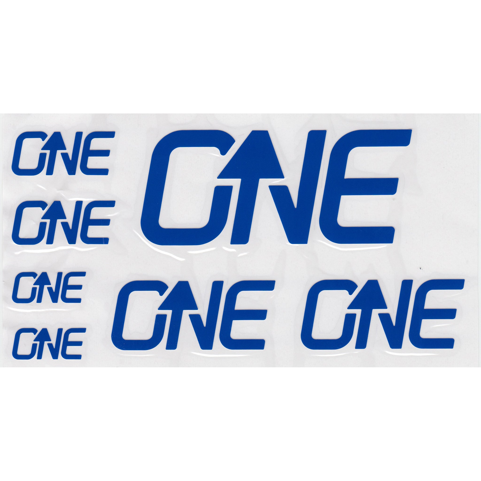 OneUp Components Riser Bar Decal Kit Blue