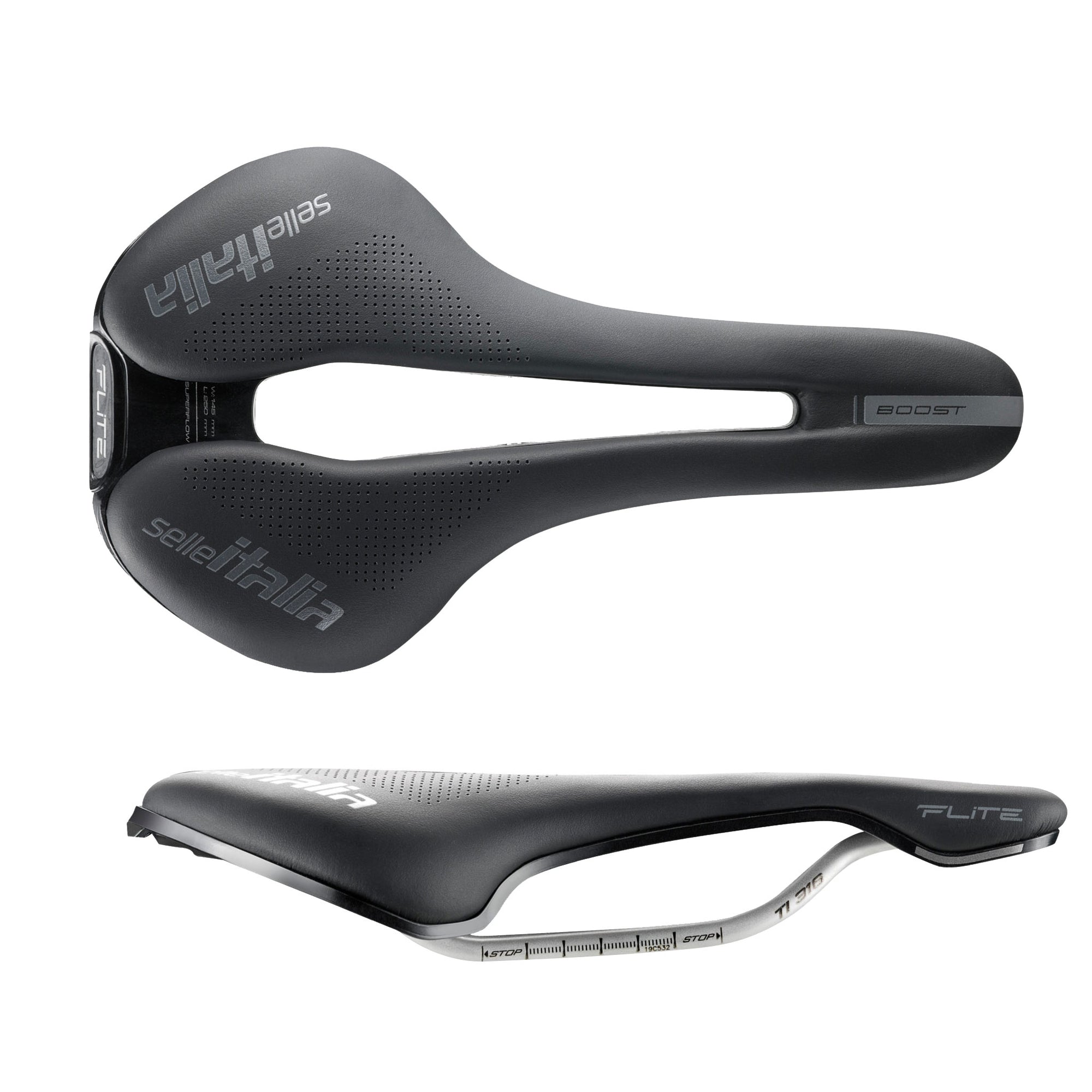 Selle Italia Flite Boost Superflow Small S3 Manga SoftTek Blk