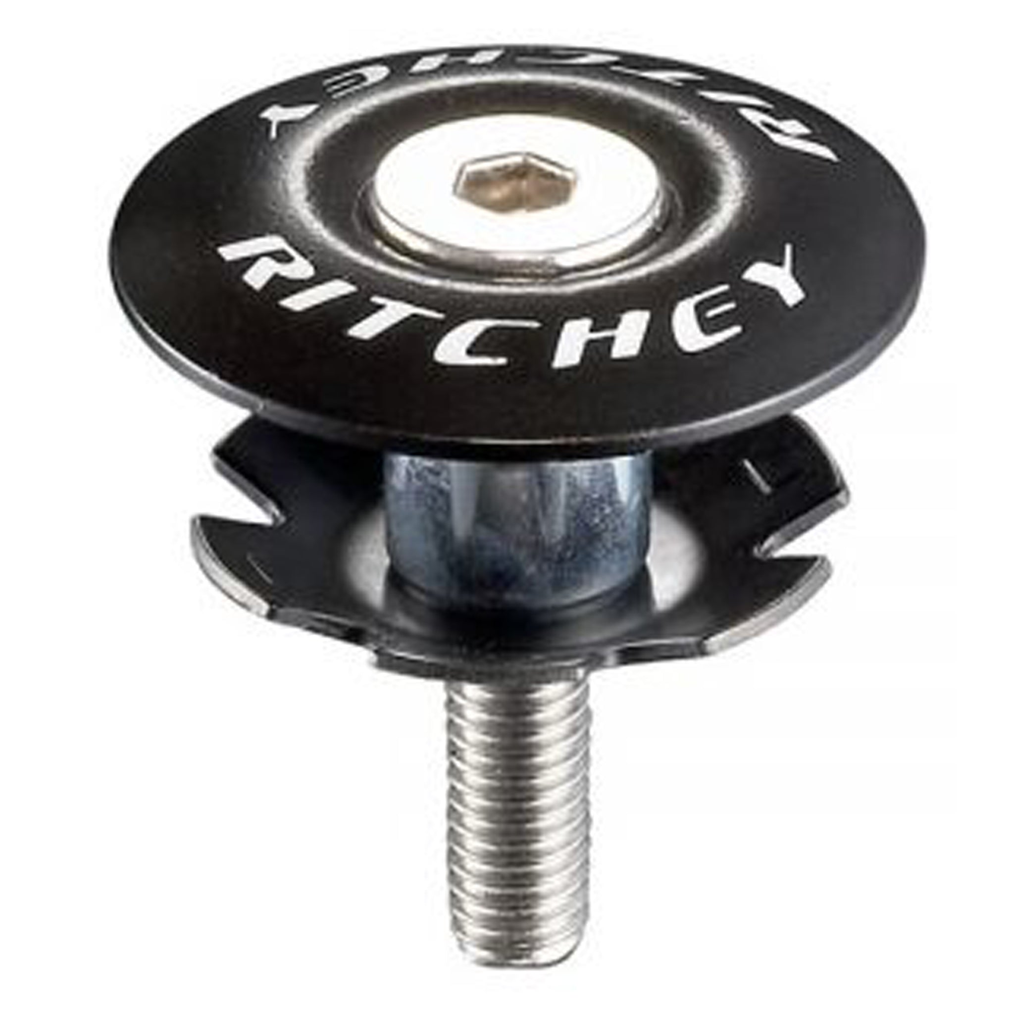 Ritchey Headset Top Cap With Bolt Comp Black 1-1/4&quot;