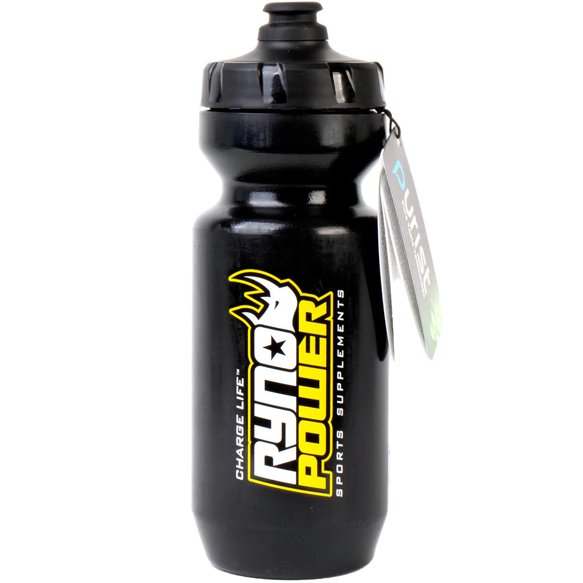Ryno Power Water Bottle Black - 25oz
