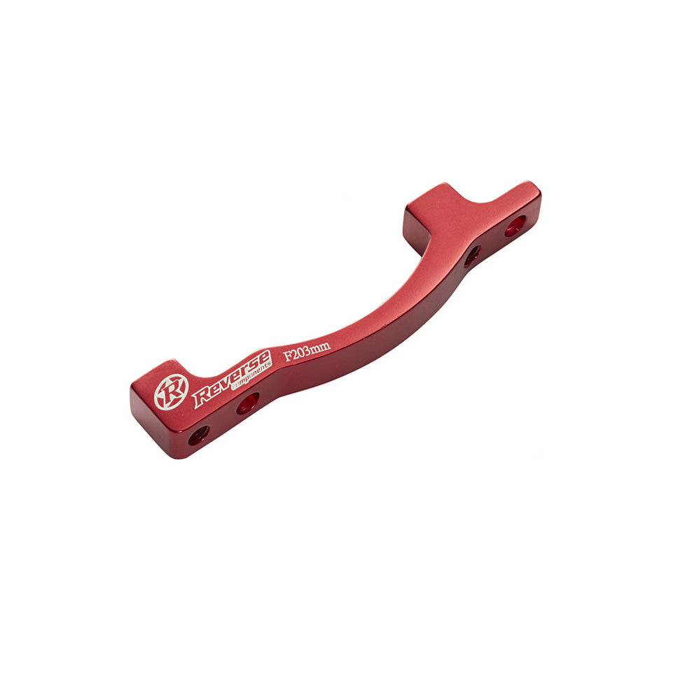 Reverse Disc Brake Adapter PM-PM 203 Front Red
