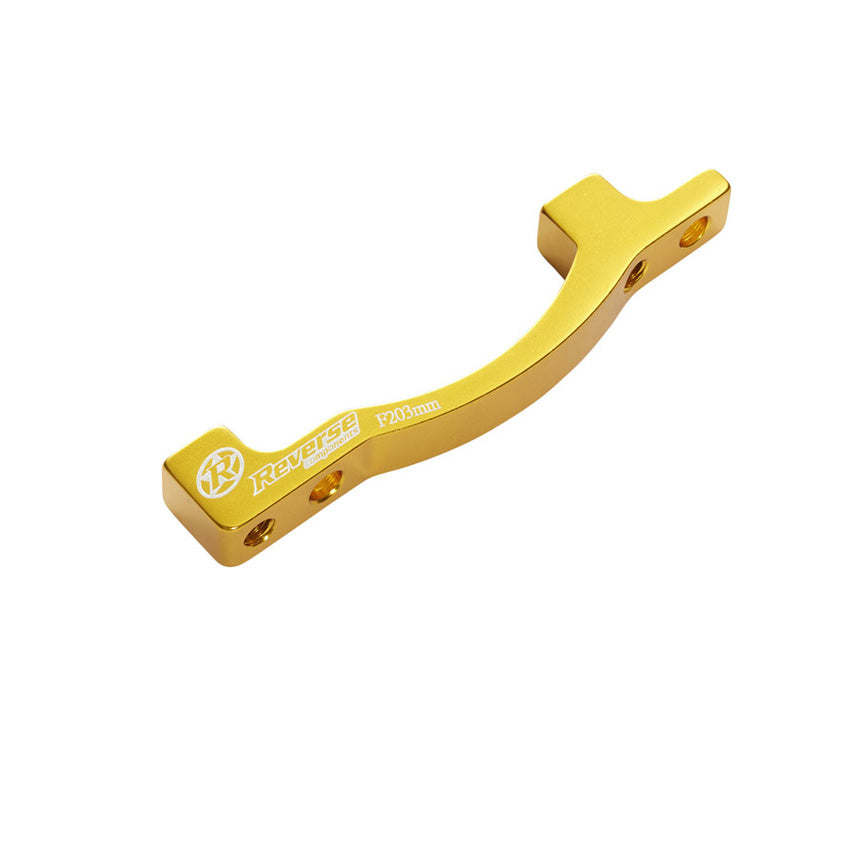 Reverse Disc Brake Adapter PM-PM 200 Front Gold