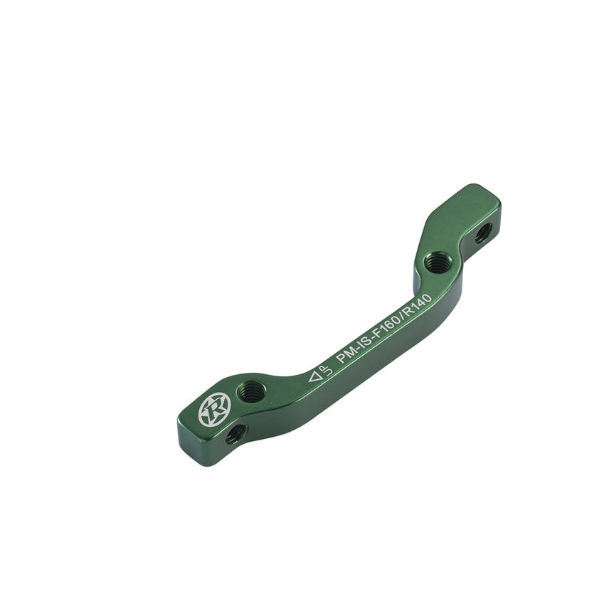Reverse Disc Brake Adapter IS-PM 160 Front/140 Rear Green