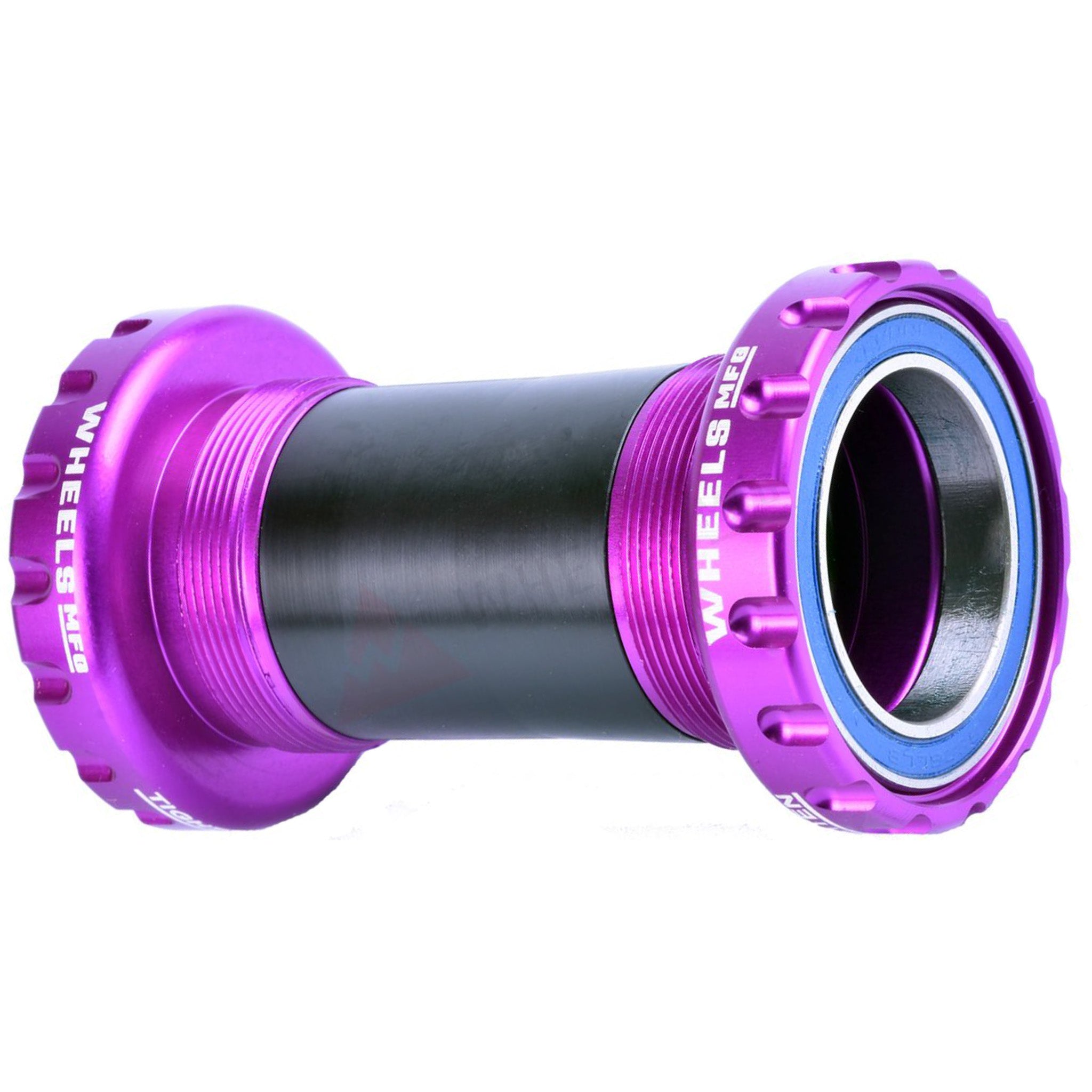 Wheels Manufacturing BSA Bottom Bracket - DUB Spindle ABEC 3 Purple