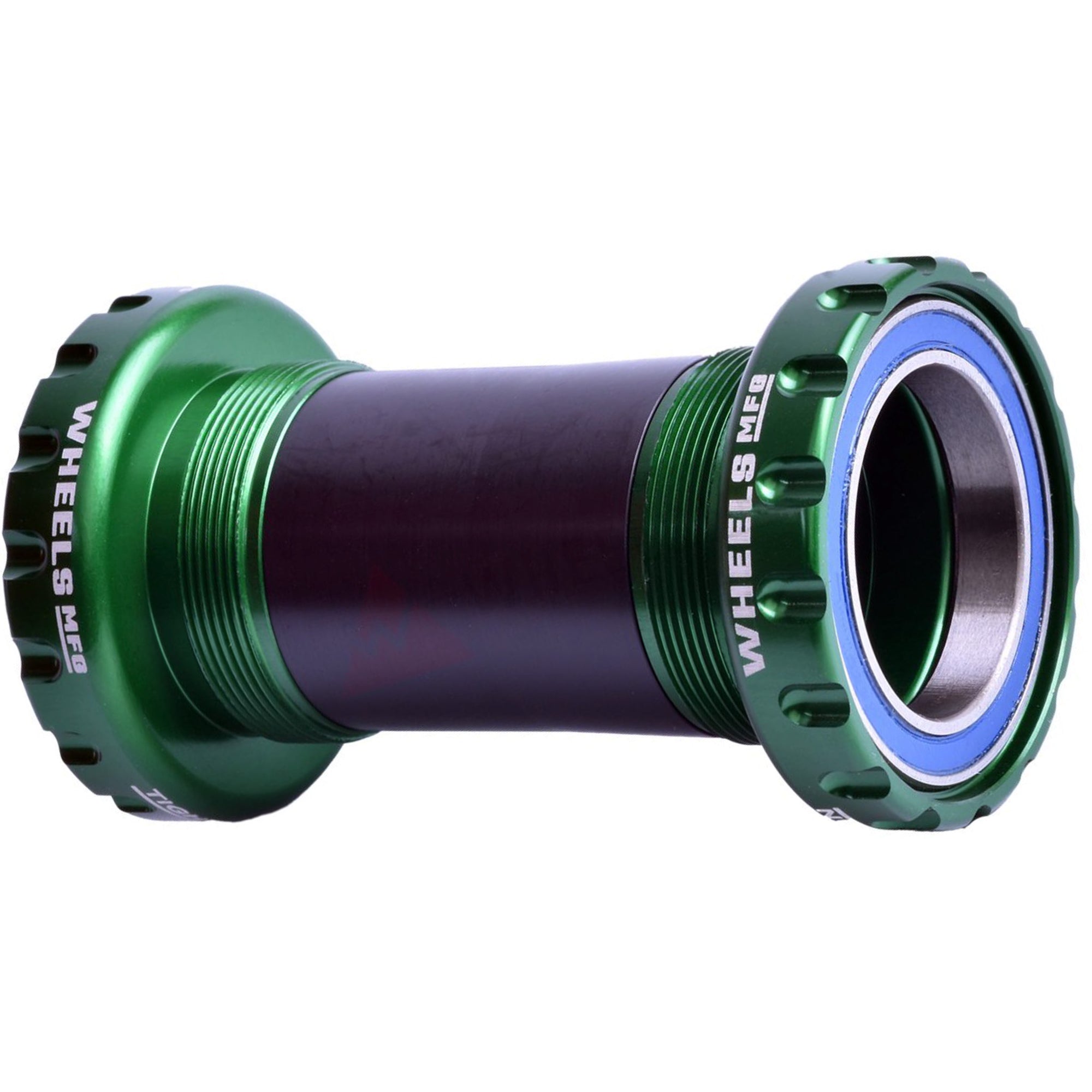 Wheels Manufacturing BSA Bottom Bracket - DUB Spindle ABEC 3 Green - The Bike Hub