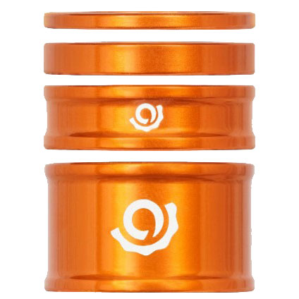 Industry Nine Headset Combo Spacer Kit 1-1/8&quot; Set/4 Orange