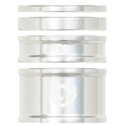 Industry Nine Headset Combo Spacer Kit 1-1/8&quot; Set/4 Silver