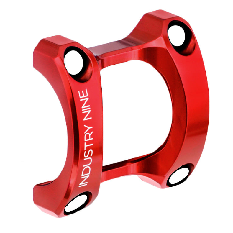 Industry Nine A35 Stem Faceplate Red