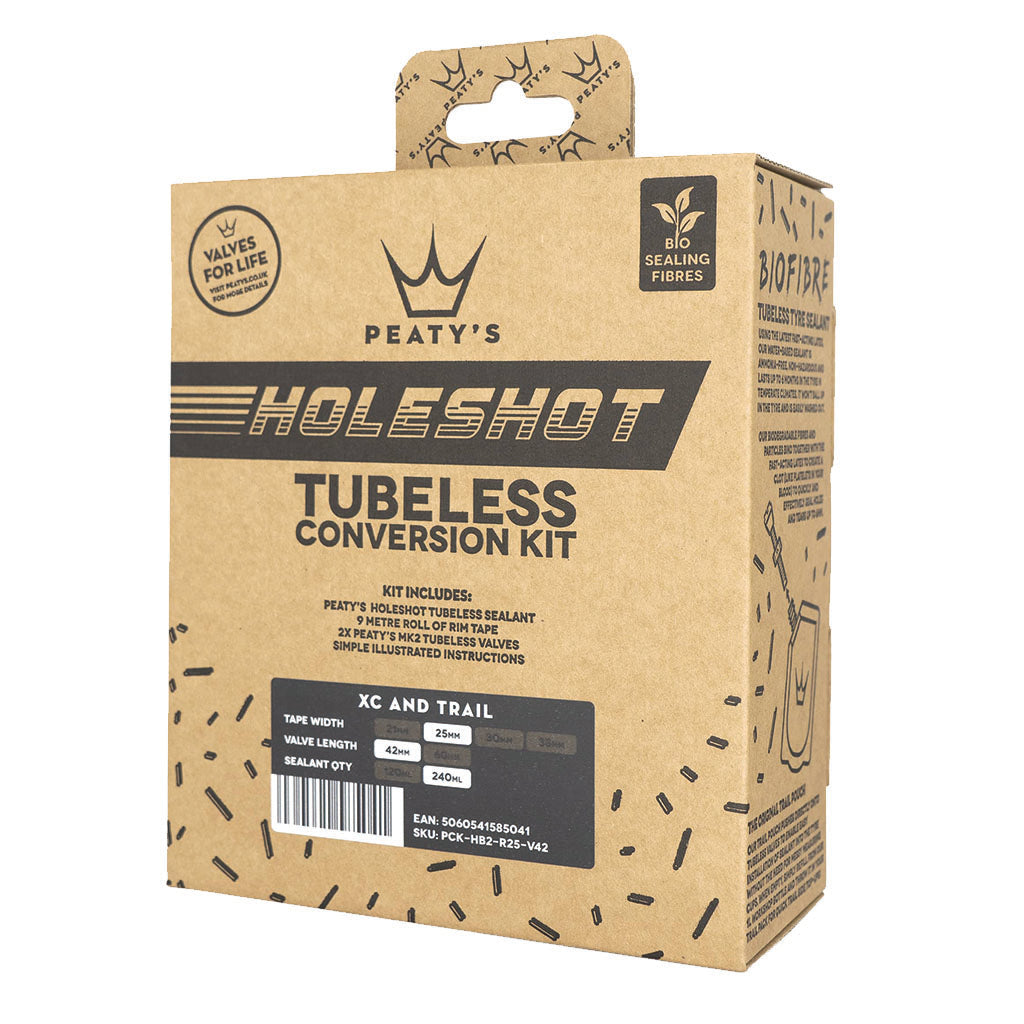 Peatys Holeshot Tubeless Conversion Kit (25mm) XC Mtn